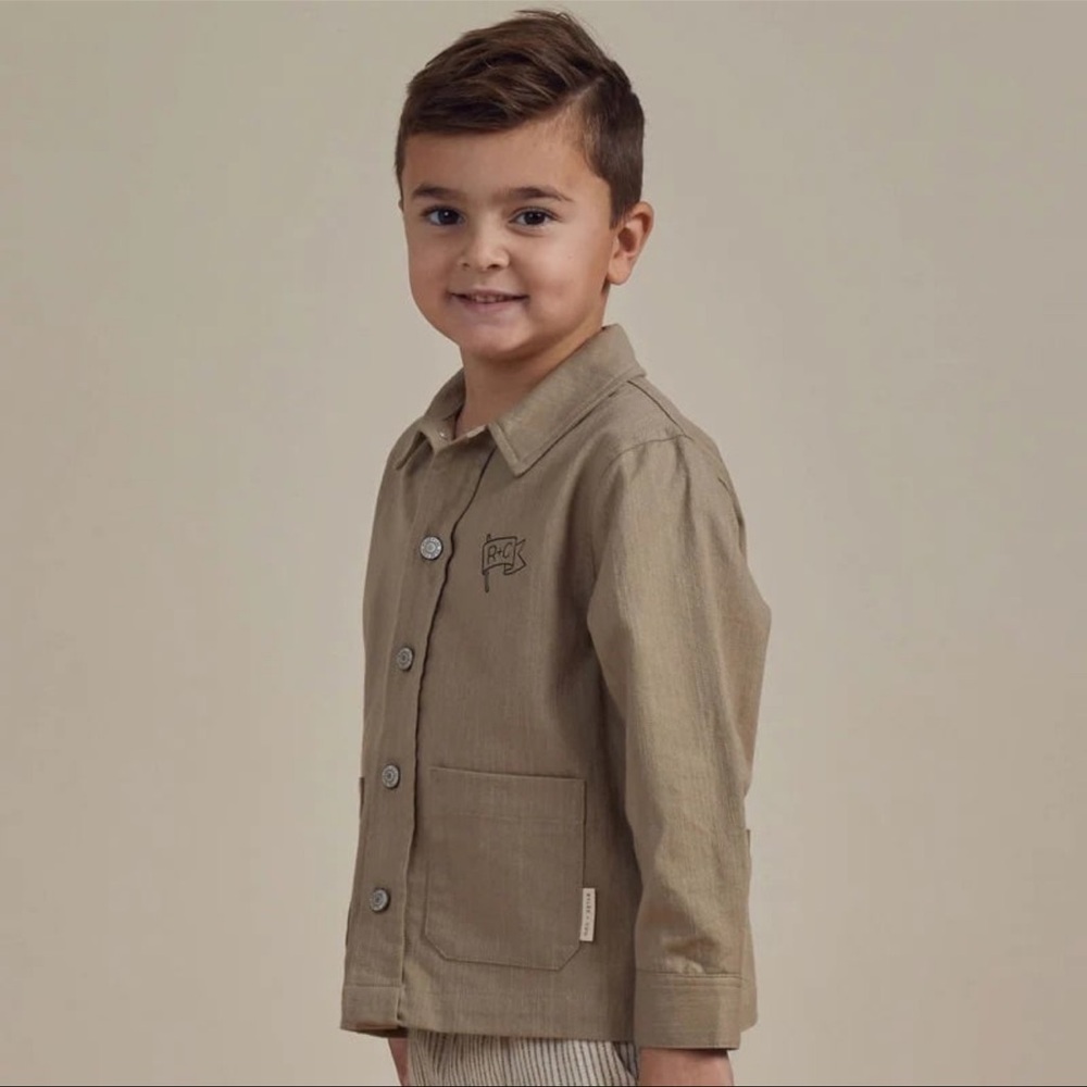 Rylee+Cru Denim Overshirt Jacket